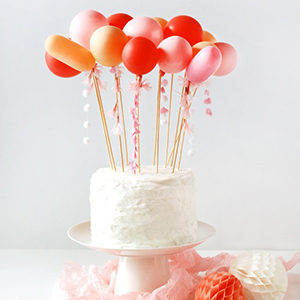 Tassel ballon cake topper