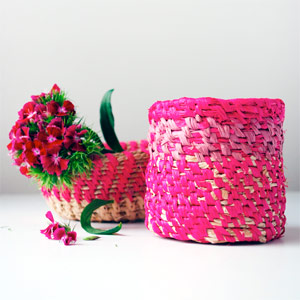 Tutorial: Make a coiled raffia basket