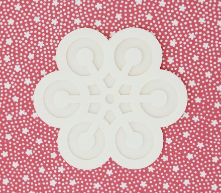 Snowflake card from uponafold via we-are-scout.com