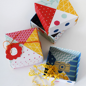 how to make an ORIGAMI GIFT BOX