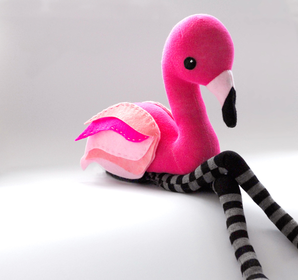 Craft Schmaft flamingo via the red thread