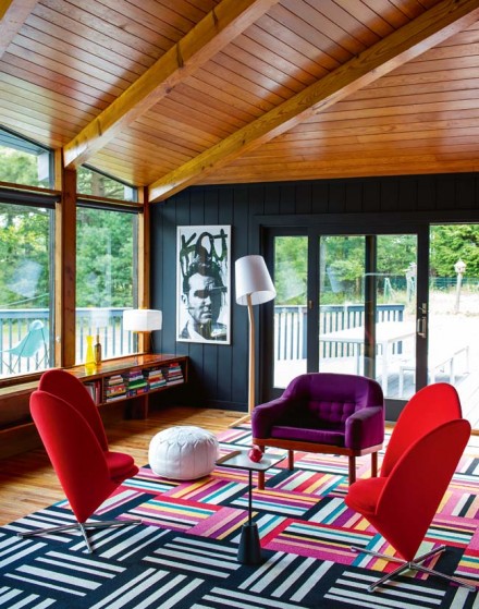 Architectural photographs of Bradford Shellhammer (Founder of FAB.com) summer house in Orange County NY via we-are-scout.com