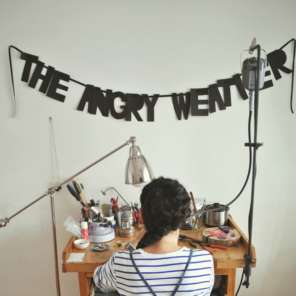 the angry weather studio via the red thread