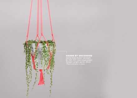 Macrame plant hanger from Goodhood Life Store via we-are-scout.com