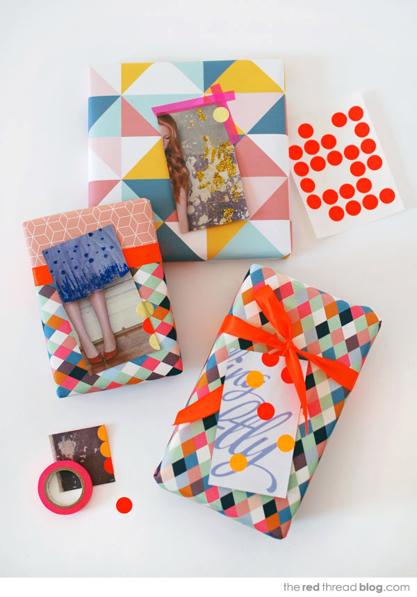 Creative Gift Wrapping with Pom Poms - The Make Your Own Zone