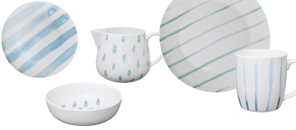 Freedom Drift dinnerware via the red thread