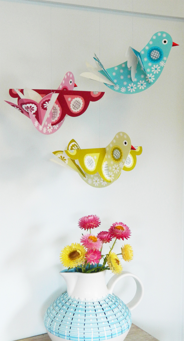 flying birds printables