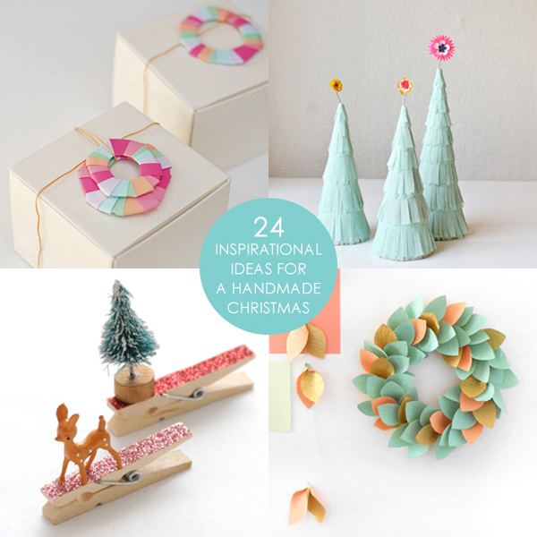 24 ideas for a handmade Christmas via the red thread