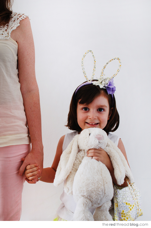 the red thread Easter bunny dressup