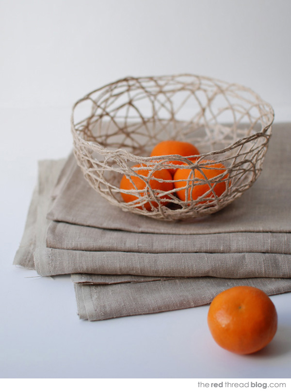 the red thread string bowl tutorial