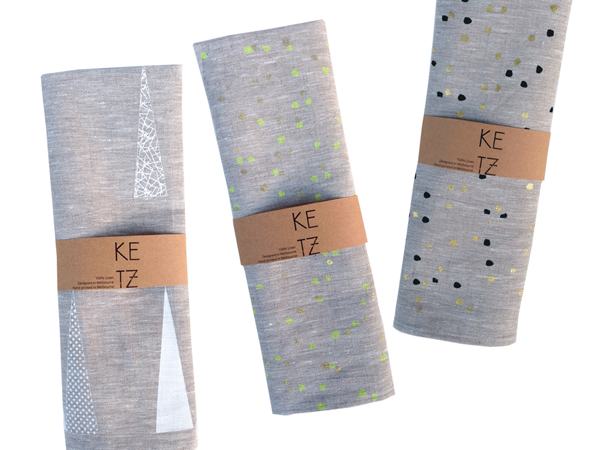 Ketz tea Towels via the red thread