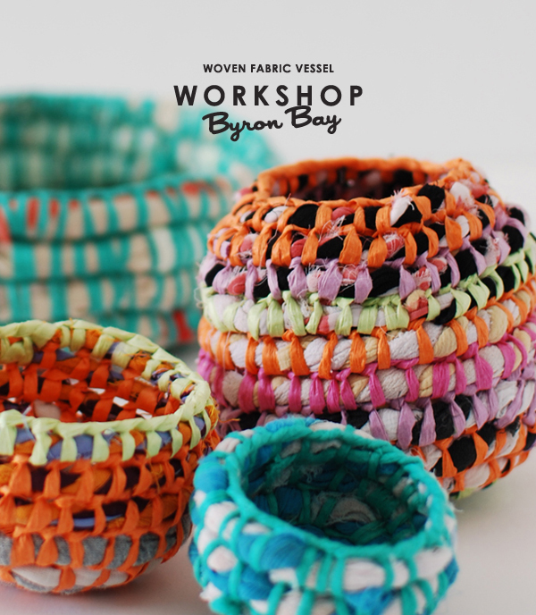 Lisa Tilse fabric vessel workshop Byron Bay