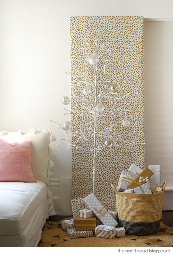 Pastel, white and gold Christmas - the red thread blog. Styling and photography: Lisa Tilse