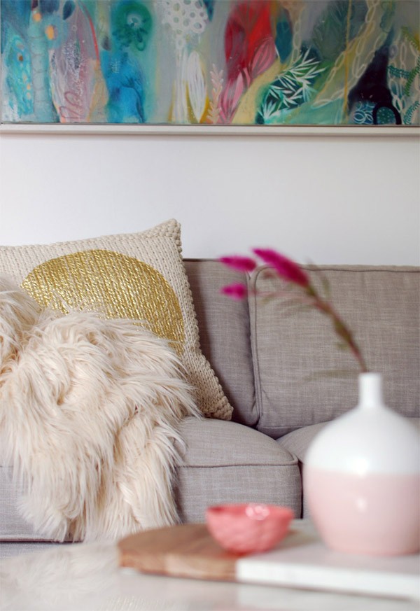 Winter living room makeover with Freedom via we-are-scout.com