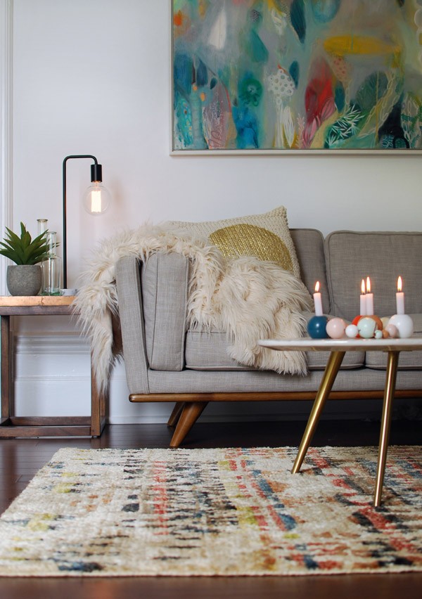 Winter living room makeover with Freedom via we-are-scout.com