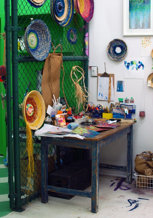 Michelle Morcos of Tiny Trappings. Studio tour via We Are Scout 