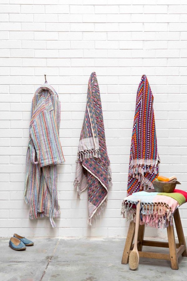 Handwoven Ottoman Haman towels, via We-Are-Scout.com.