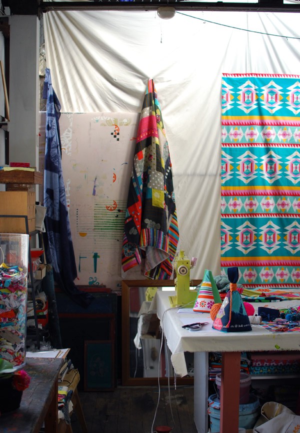 Studio tour Prints Charming Fabrics via We Are Scout. Photo: Lisa Tilse for we-are-scout.com