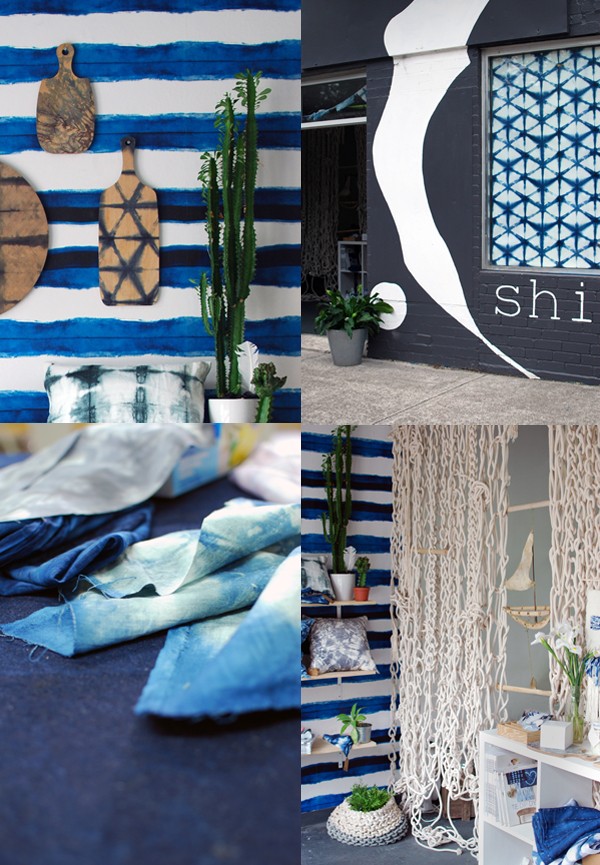 Shibori shop in Sydney via We Are Scout