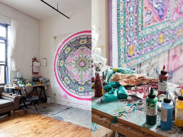 Artist Antonio Santin's Brooklyn Studio. via We Are Scout