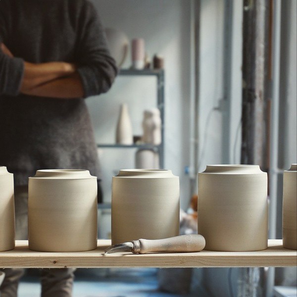 Tortus Copenhagen ceramic studio via We Are Scout