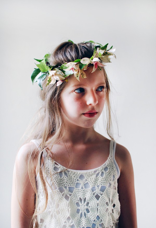 Creativity and tweens: Making Foliage Crowns