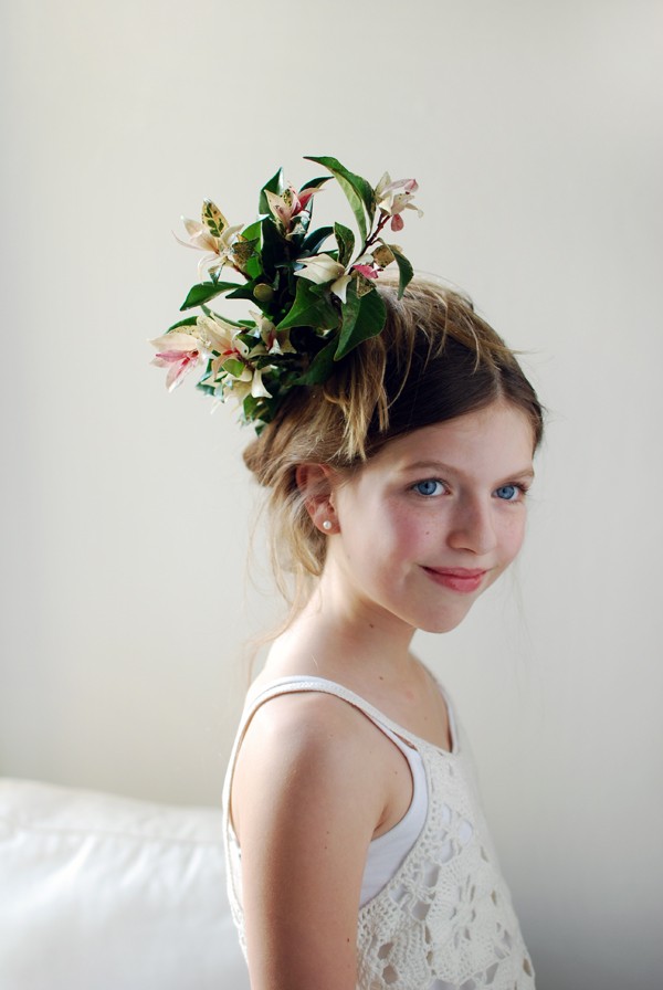 Creativity and tweens: Making Foliage Crowns