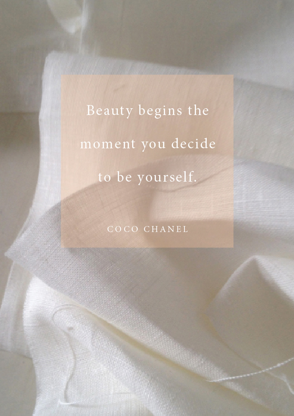 Beauty Begins - Coco Chanel Quote Poster