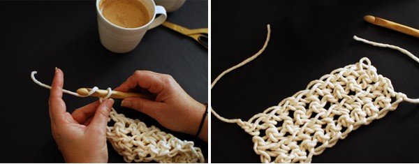 TUTORIAL: How to crochet a chunky cuddle mug cosy. Beginner's crochet project.