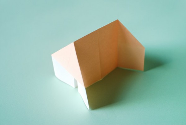 DIY origami dolls house instructions