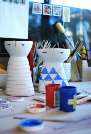 Studio tour and interview with ceramicist Vanessa Holle aka Vanessa Bean. Photo Lisa Tilse for We Are Scout