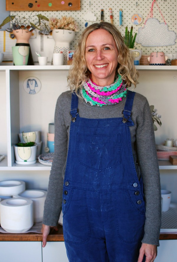 Studio tour and interview with ceramicist Vanessa Holle aka Vanessa Bean. Photo Lisa Tilse for We Are Scout