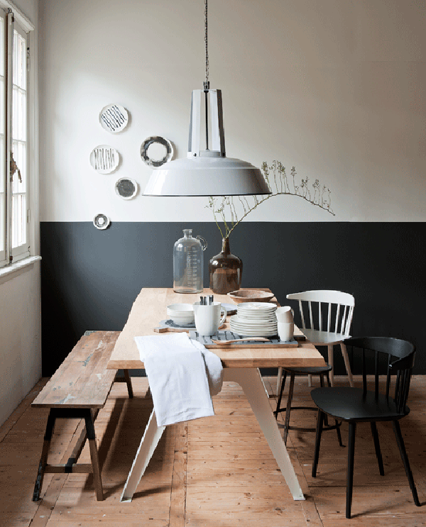 Trend Scout: walls pinted half black - We Are Scout
