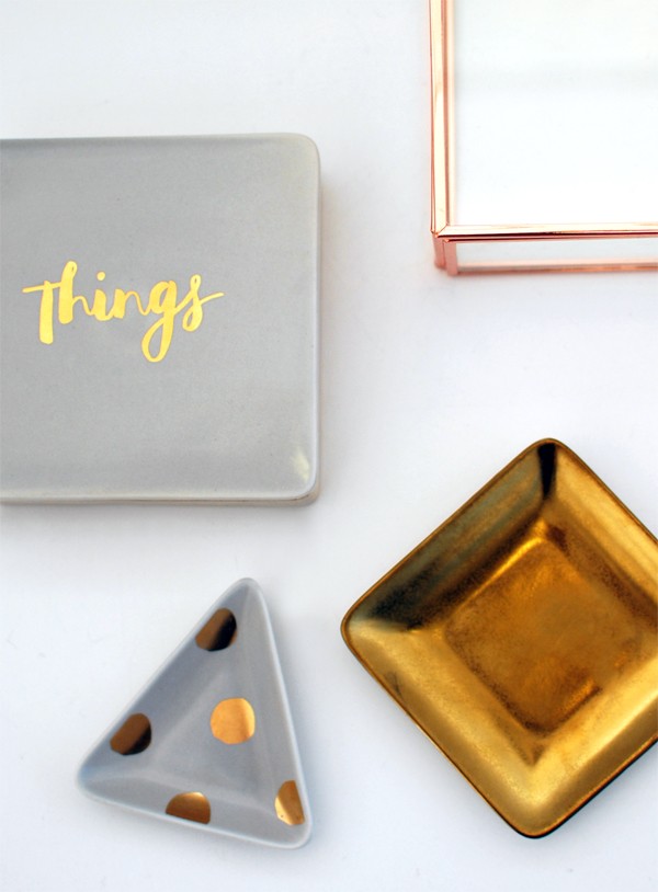 kikki.K copper homewares via We Are Scout