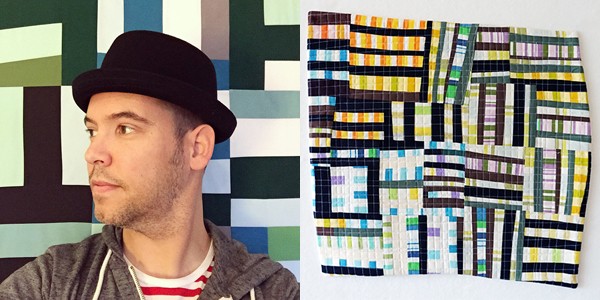 Quilt artist Drew Steinbrech