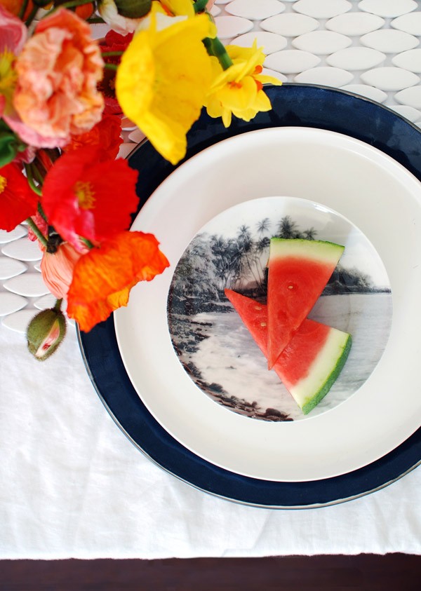 Blooming gorgeous table setting. Photography and styling by Lisa Tilse for We Are Scout.