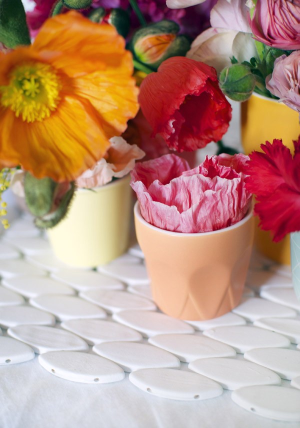 Blooming gorgeous table setting. Photography and styling by Lisa Tilse for We Are Scout.