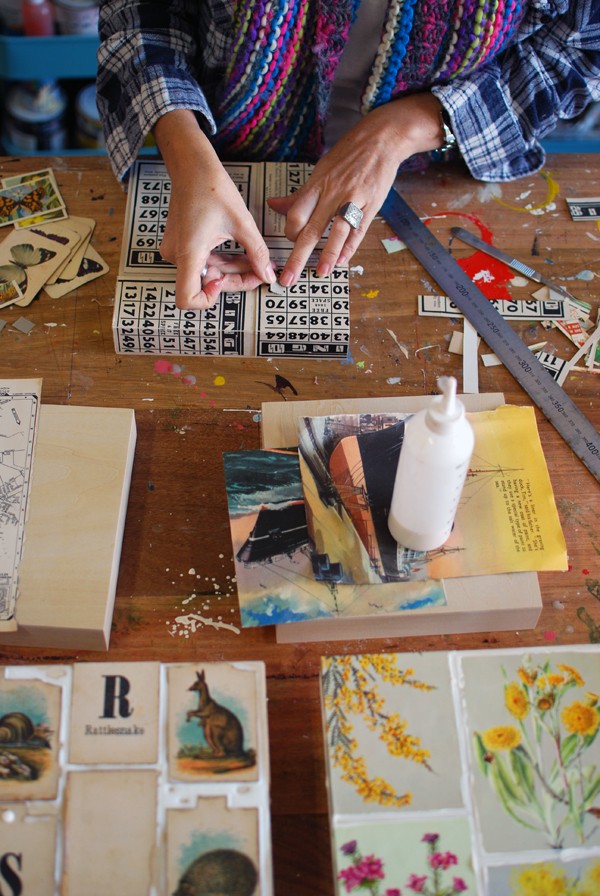 Studio of Australian artist Jessica Watts. Photo by Lisa Tilse for We Are Scout.