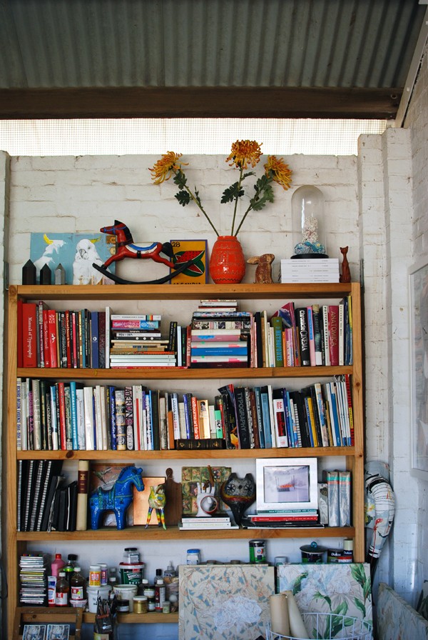 Studio of Australian artist Jessica Watts. Photo by Lisa Tilse for We Are Scout.