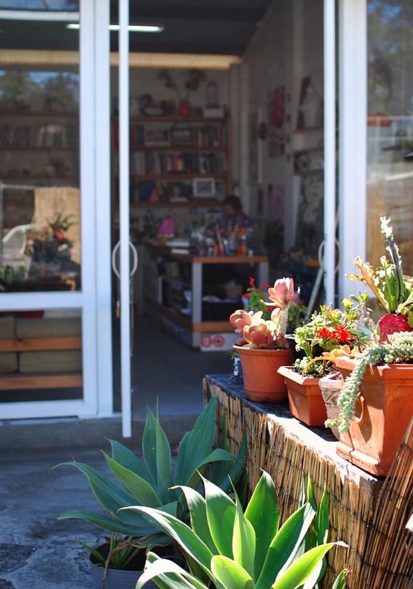 Studio of Australian artist Jessica Watts. Photo by Lisa Tilse for We Are Scout.