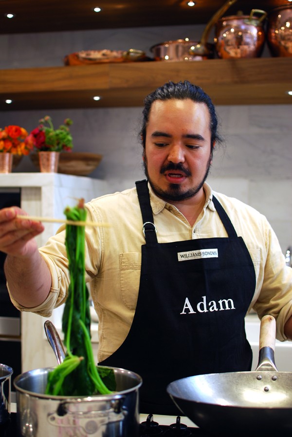 Adam Liaw's Asian Cookery School at Williams Sonoma. Photo Lisa Tilse for We Are Scout.