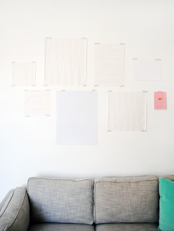 Gallery Wall layout - Etsy affordable art - Photo: Lisa Tilse for We Are Scout