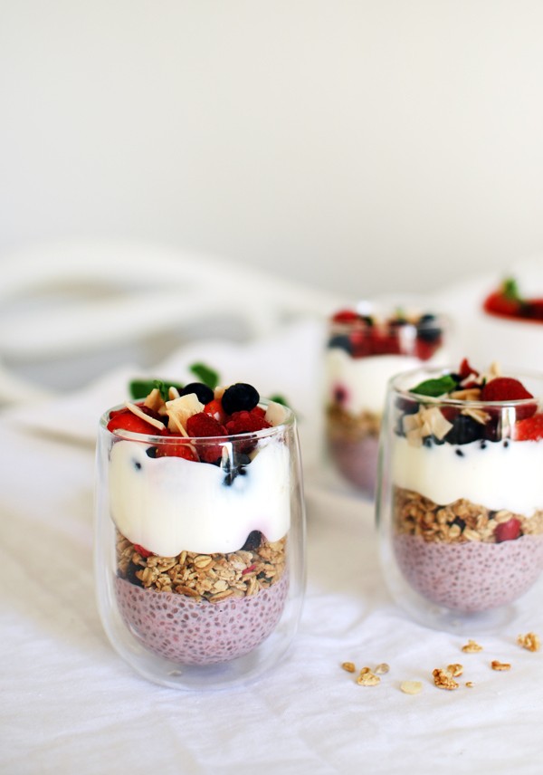 Recipe: Layered Strawberry Chia Brunch Bowl