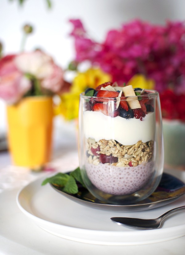 Recipe: Layered Strawberry Chia Brunch Bowl