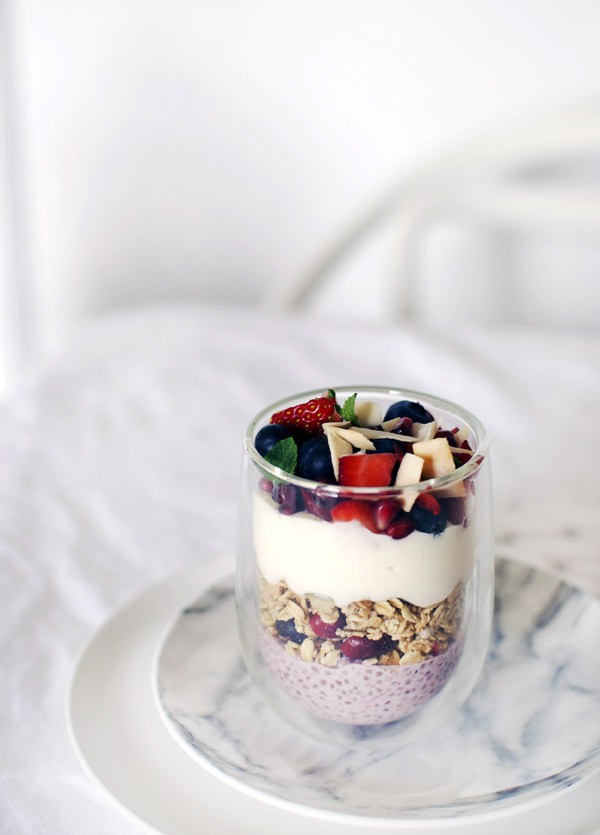 Recipe: Layered Strawberry Chia Brunch Bowl