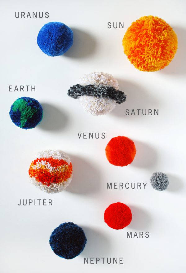 TUTORIAL: Make a pom solar system (& deal with the We Are Scout