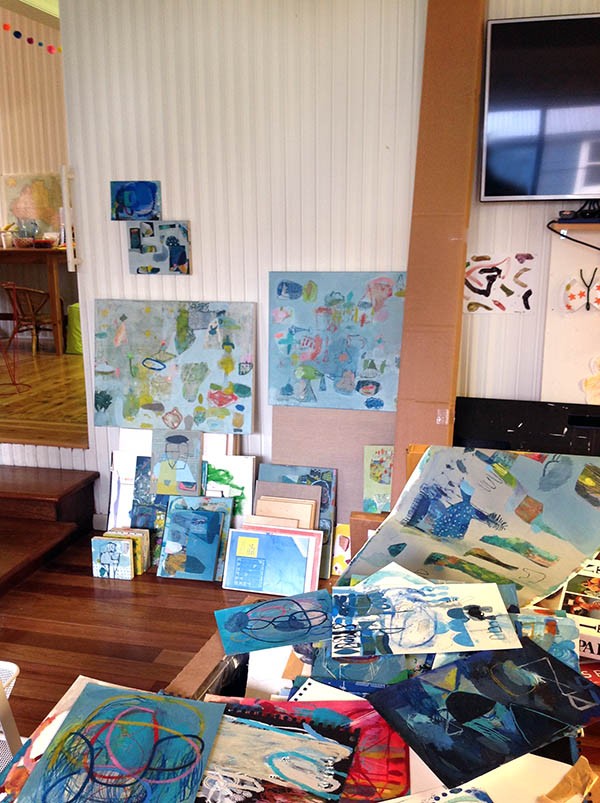 Studio tour and interview with Sydney artist emily Besser