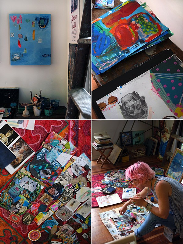 Studio tour and interview with Sydney artist emily Besser