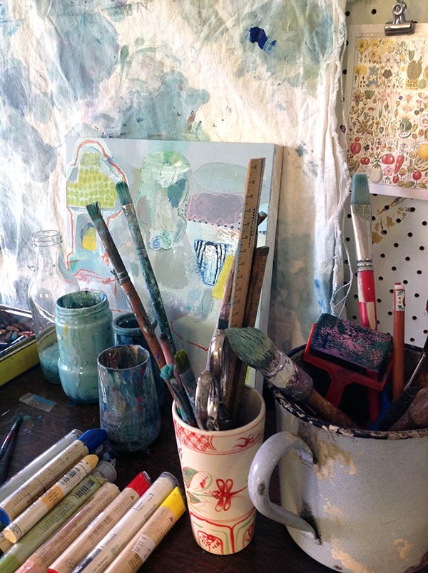 Studio tour and interview with Sydney artist emily Besser