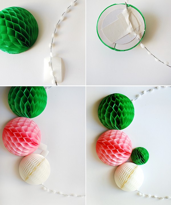 Make a fast and easy DIY modern Christmas wreath